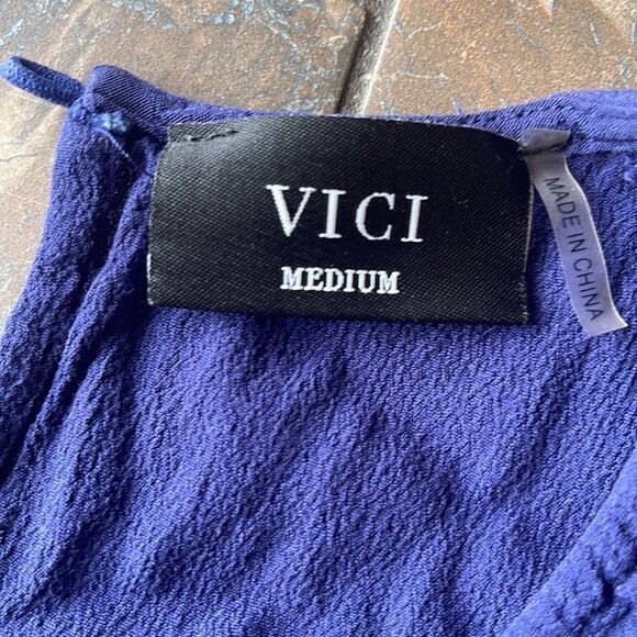 VICI Silvianna Plaid Waist Tie Romper Size Medium - Picture 11 of 16